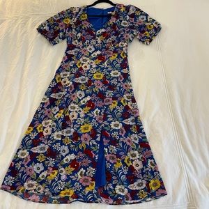BCBG (tjx)- midi dress -floral (US 8)